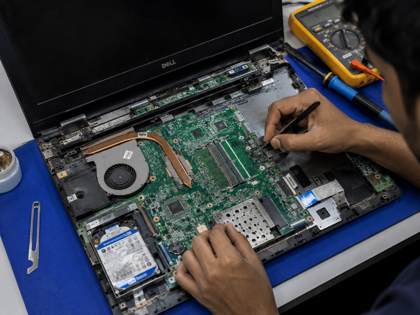 Motherboard chip-level repair