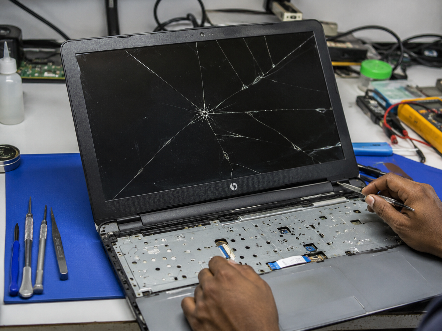 Screen and keyboard repair